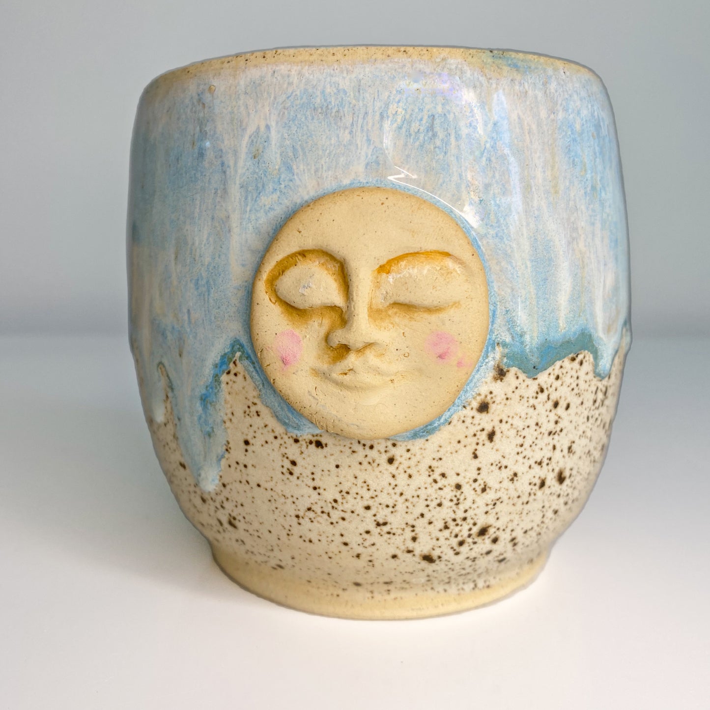 Moon Cup - Full Moon Tumbler - Handmade Pottery
