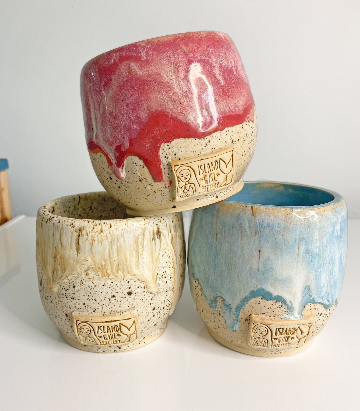 Moon Cup - Full Moon Tumbler - Handmade Pottery
