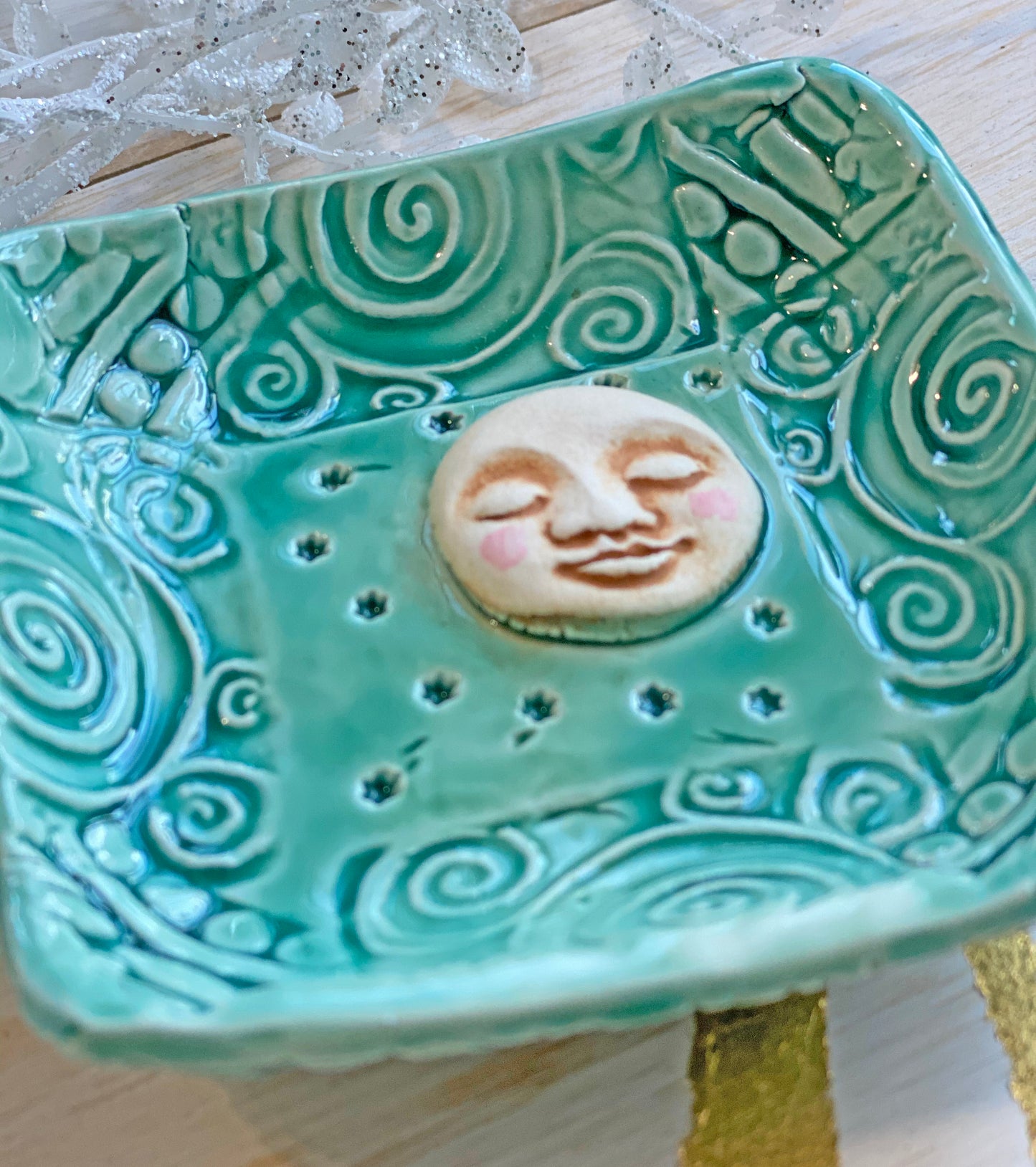 Moon Dish - Moon Prep Bowl - Salt Cellar - Trinket Dish - Wedding Favor