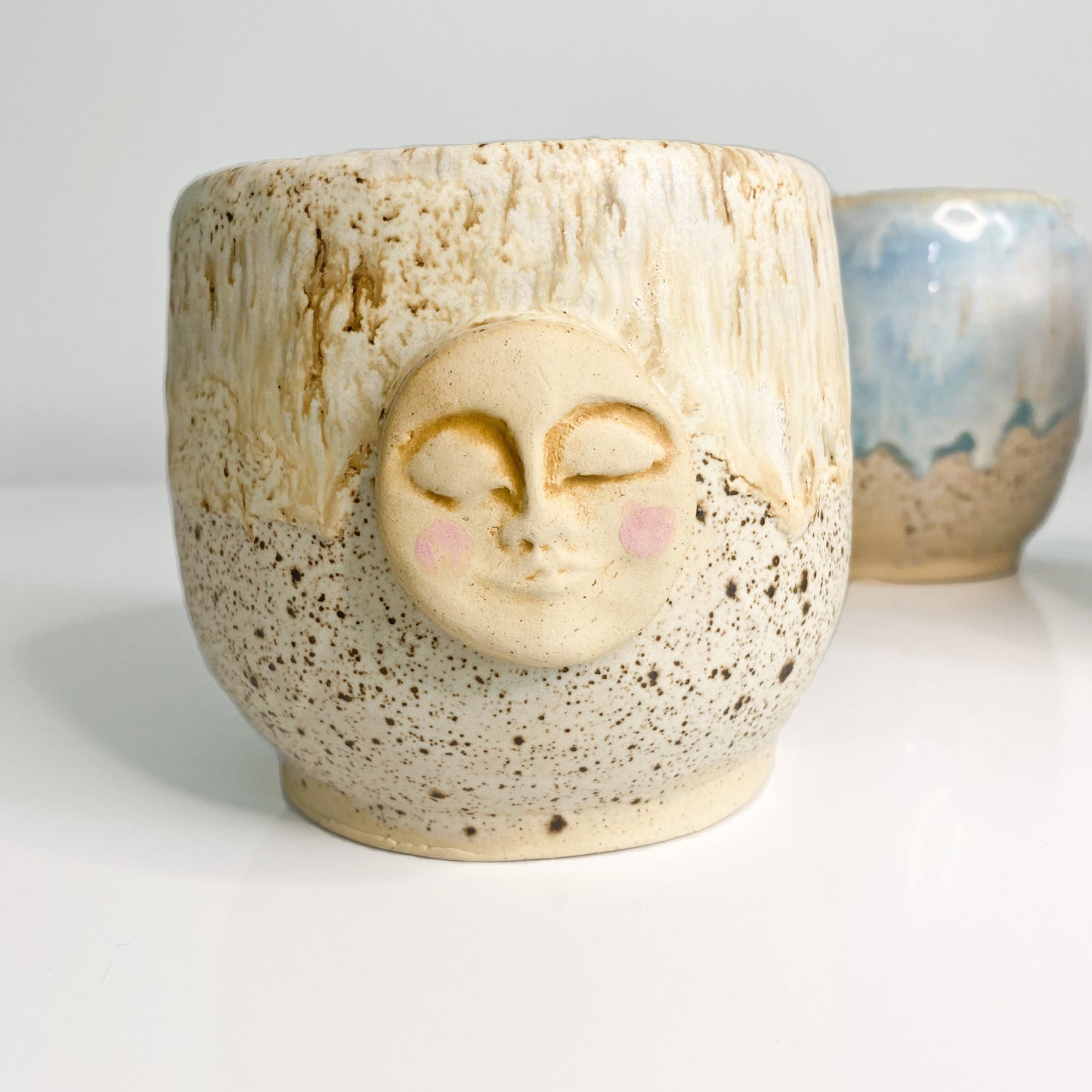 Moon Cup - Full Moon Tumbler - Handmade Pottery