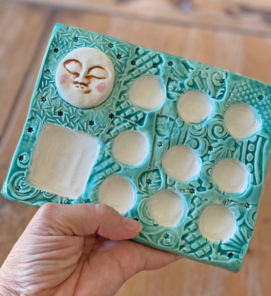 Moon Ceramic Palette - Gift for Her
