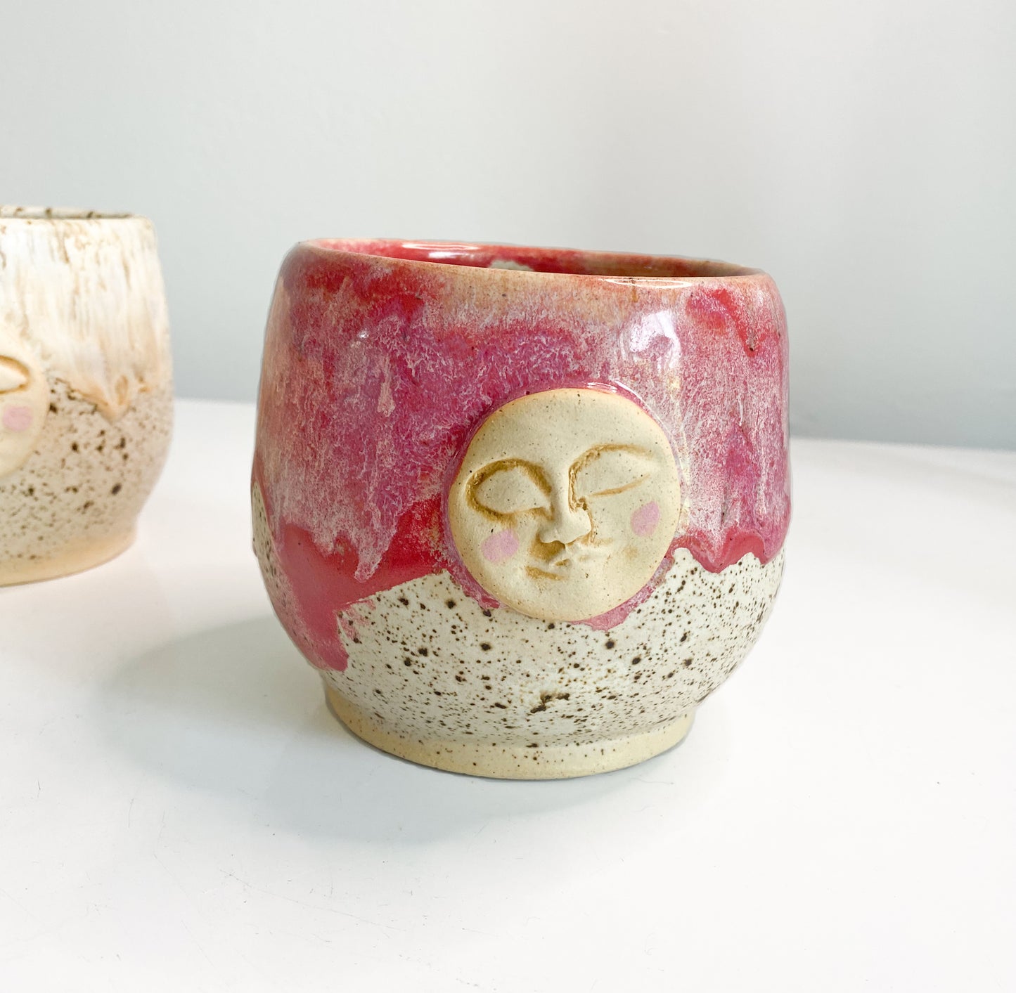 Moon Cup - Full Moon Tumbler - Handmade Pottery
